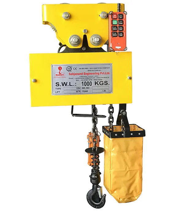 euro type electric chain hoist manufacturer